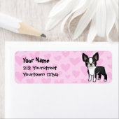 Boston Terrier Love Etiket (Insitu)