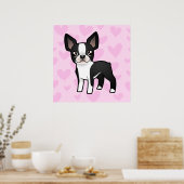 Boston Terrier Love Poster (Keuken)