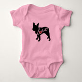Boston Terrier Love Romper (Voorkant)