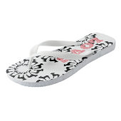 Boston Terrier Love Teenslippers (Schuin)