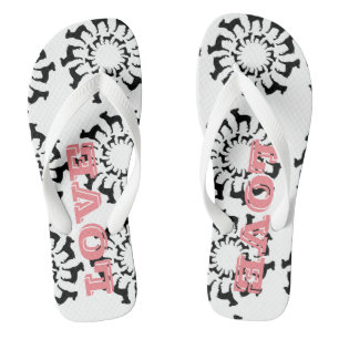 Boston Terrier Love Teenslippers