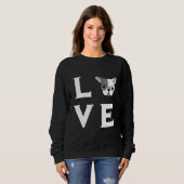 Boston Terrier Love Trui (Voorkant volledig)