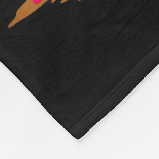 Boston Terrier Lover Heart Shape Boston Terrier Va Fleece Deken (Hoek)