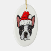 Boston Terrier Lover Ornament | Kerstboom Déc (Rechts)