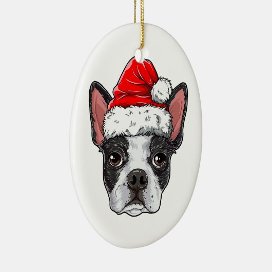 Boston Terrier Lover Ornament | Kerstboom Déc (Rechts)