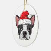 Boston Terrier Lover Ornament | Kerstboom Déc (Links)
