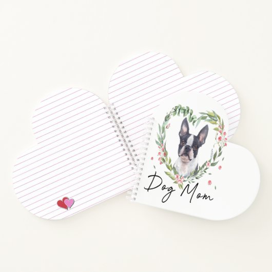 Boston Terrier Lover School Planner Cute Notitiebo Notitieboek (Binnen)