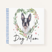 Boston Terrier Lover School Planner Cute Notitiebo Notitieboek (Voorkant)