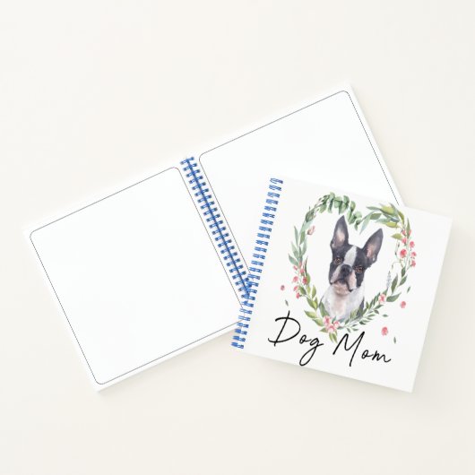 Boston Terrier Lover School Planner Cute Notitiebo Notitieboek (Binnen)