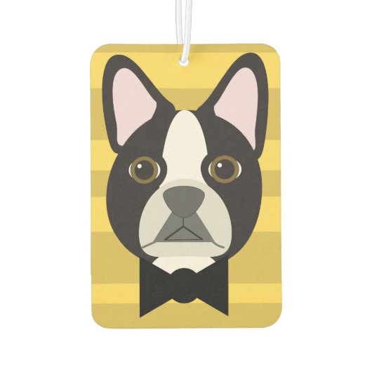 Boston Terrier Luchtverfrisser (Achterkant)