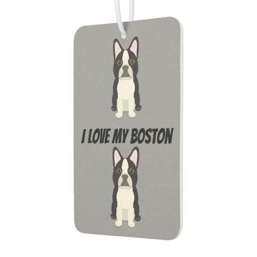 Boston Terrier Luchtverfrisser (Links)