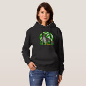 Boston Terrier Lucky Leprechaun Dog St Patricks Da Hoodie (Voorkant volledig)