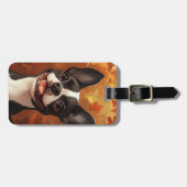 Boston Terrier Luggage Tags Bagagelabel (Voorkant horizontaal)