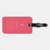 Boston Terrier Luggage Tags Bagagelabel (Achterkant horizontaal)