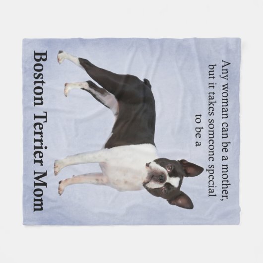 Boston Terrier Ma Fleece Blanket (Voorkant (Horizontaal))