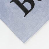 Boston Terrier Ma Fleece Blanket (Hoek)