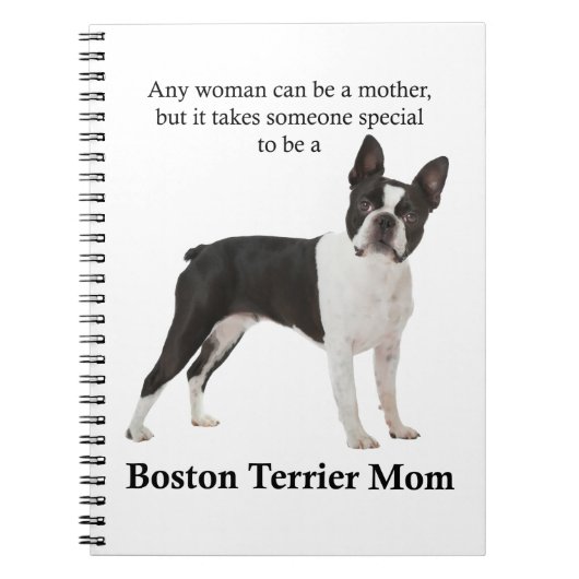 Boston Terrier Ma Notitieboek (Voorkant)