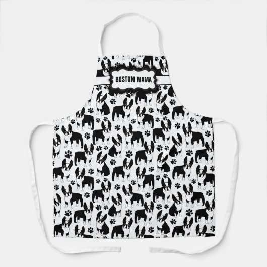 Boston Terrier Ma of Mama Funny Schort (Voorkant)