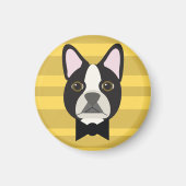 Boston Terrier Magneet (Voorkant)