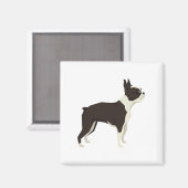 Boston Terrier Magneet (Voorkant / Achterkant)