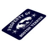 Boston Terrier Magneet (Linkerzijde)