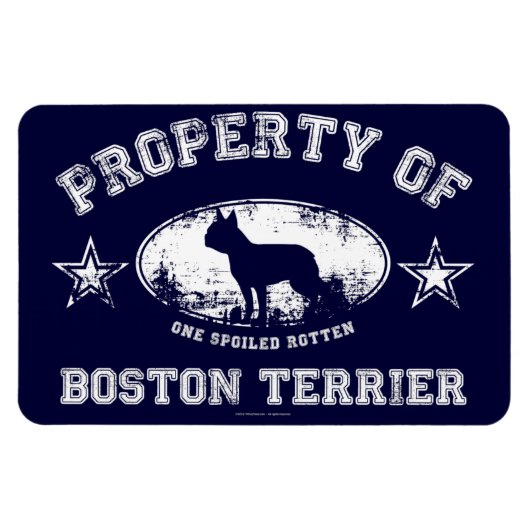 Boston Terrier Magneet (Horizontaal)