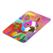 Boston Terrier magneet 3"x4" (Linkerzijde)