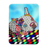 Boston Terrier magneet 3"x4" (Verticaal)