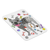 Boston Terrier magneet 3"x4" (Rechterzijde)