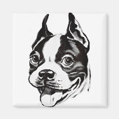 Boston Terrier Magnet (Voorkant)