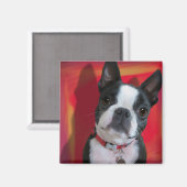 Boston Terrier Magnet (Voorkant / Achterkant)