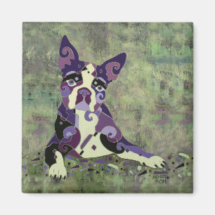 Boston Terrier Magnet voor uw koelkast