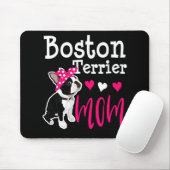 Boston Terrier Mama Dog Eigenner Funny Gift Muismat (Met muis)