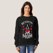 Boston Terrier Mama, Hond Mama Trui (Voorkant volledig)