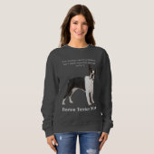 Boston Terrier Mama Sweatshirt (Voorkant volledig)