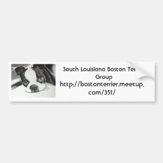 Boston Terrier Meetup Group Bumpersticker