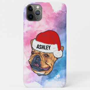 Boston Terrier met Kerst Pet Holiday Dog Case-Mate iPhone Case