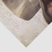 Boston Terrier met Pet Vintage Tissuepapier (Detail)