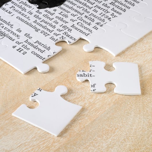 Boston Terrier met Roos in Mouth Legpuzzel (Zijkant)