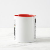 Boston Terrier met Roos in Mouth Mok (Midden)