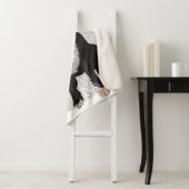 Boston Terrier met Roos in Mouth Sherpa Deken (In situ)