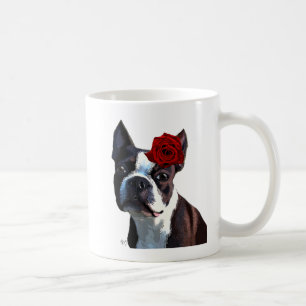 Boston Terrier met Roos op kop
