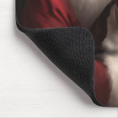 Boston Terrier met Sinterklaas Festive Kerstmis Muismat (Hoek)