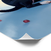 Boston Terrier Midnight Star-Gazing Christmas Perfect Poster (Hoek)