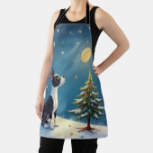 Boston Terrier Midnight Star-Gazing Christmas Schort (Insitu)