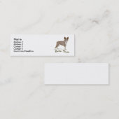 Boston Terrier Mini Visitekaartje (Voorkant / Achterkant)