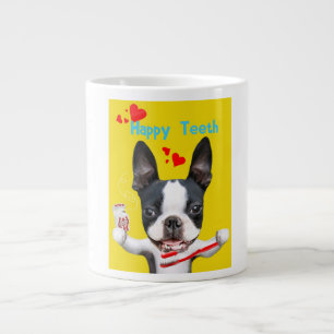 Boston Terrier Mirabelle Happy Teeth Mok