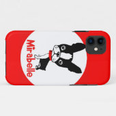 Boston Terrier Mirabelle iphone 5 hoesje (Achterkant (horizontaal))