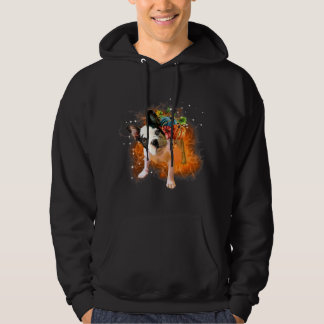 Boston Terrier Mirakel Pumpkins Halloween Hoodie