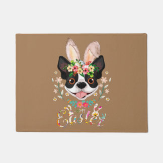 Boston Terrier moeder, Boston Terrier vader, honde Deurmat